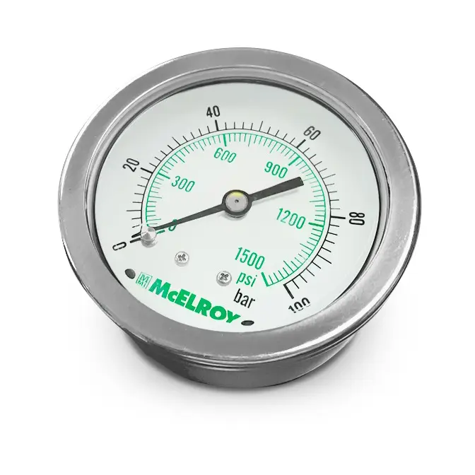 McElroy pressure gauges